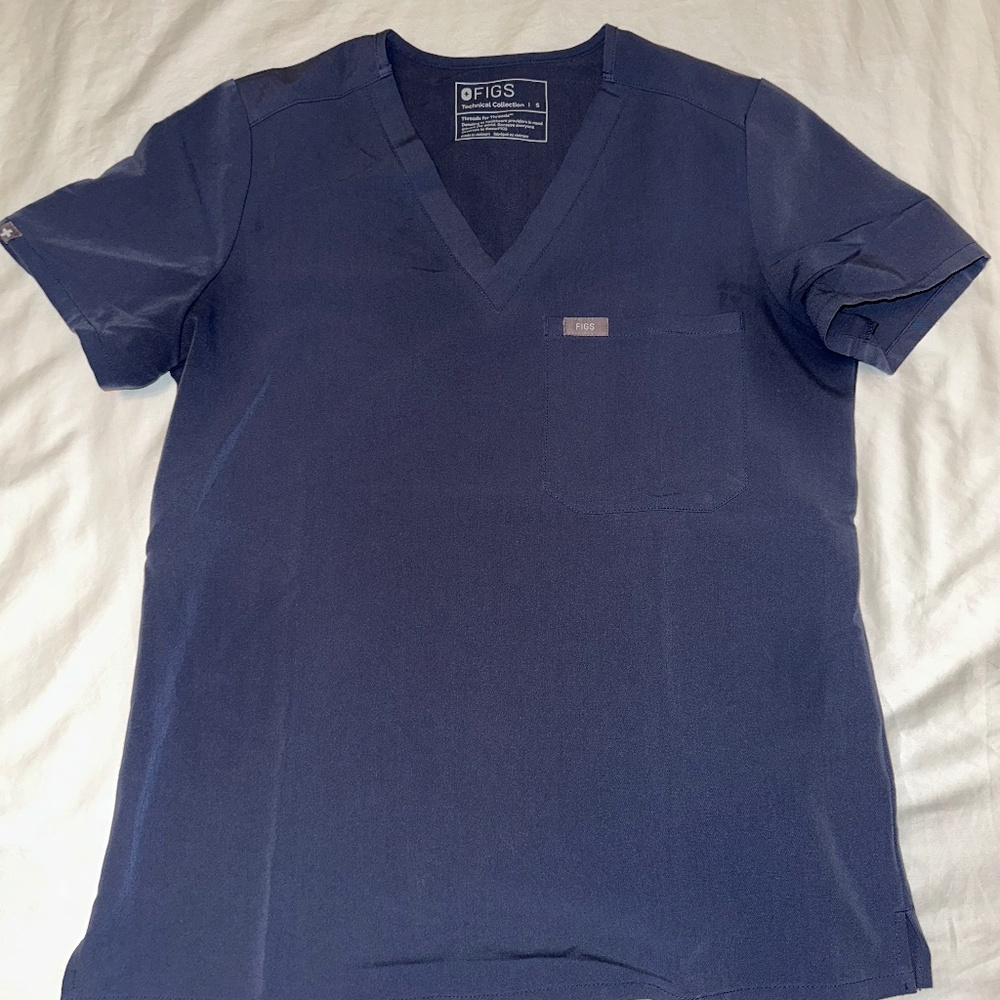 FIGS Space Navy Catarina - One-Pocket Scrub Top